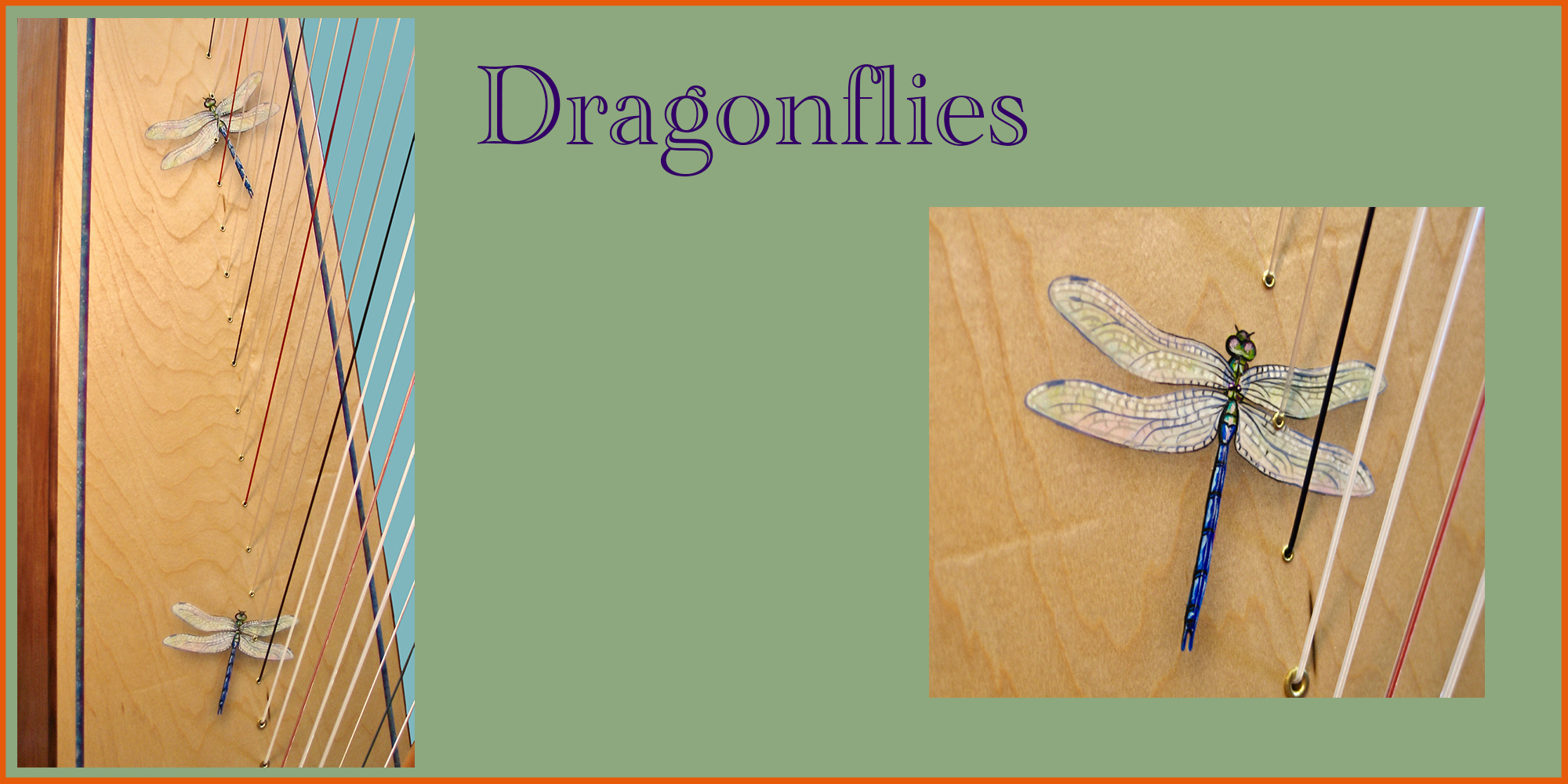 Fully Custom Ornamentation for Rees Concert Lever Harps — Rees